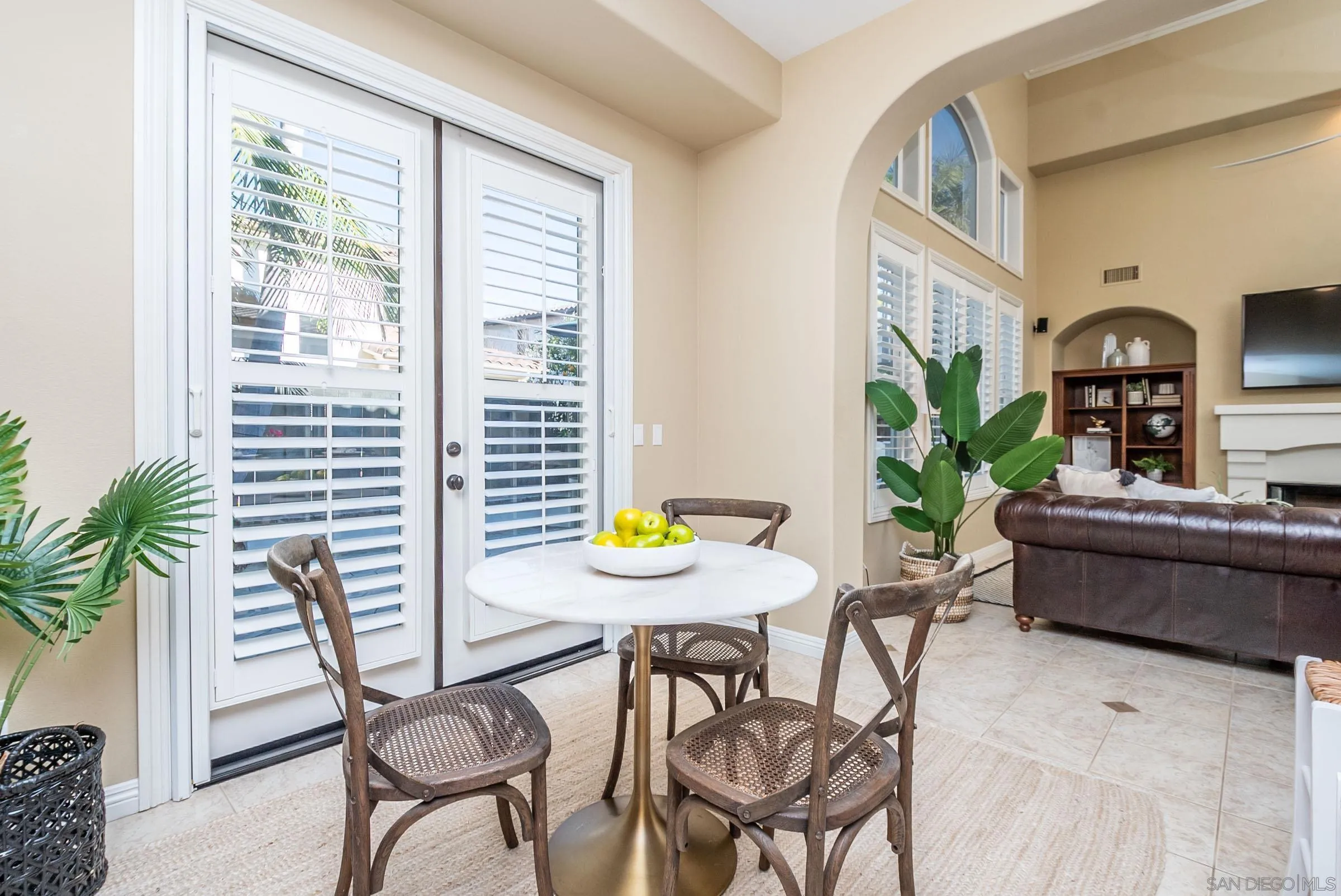 3008 Via Conquistador Carlsbad, CA 92009 - Photo 18 of 31 a view of a dining room with furniture and a window