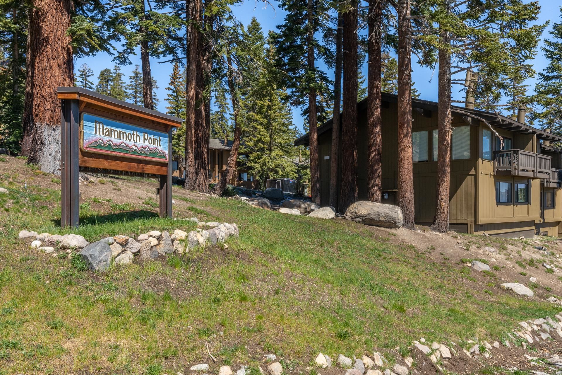 94 John Muir Road, Unit 132 Mammoth Lakes, CA 93546 - Photo 58 of 58 a backyard of a house with large trees