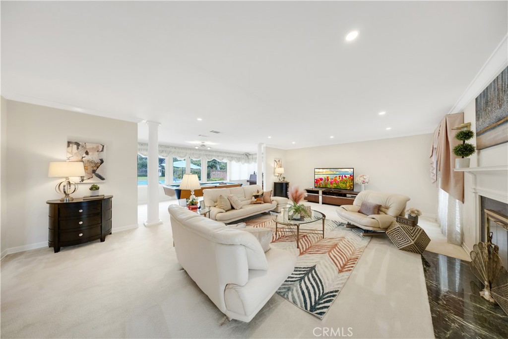 2835 Devonport Road San Marino, CA 91108 - Photo 5 of 54 a living room with furniture and a couch