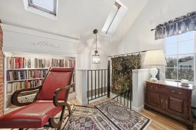 a room with furniture