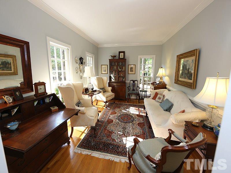 321 Jellison Court Raleigh, NC 27615 - Photo 3 of 24 Hardwood floors, Crown Molding & Natural Light