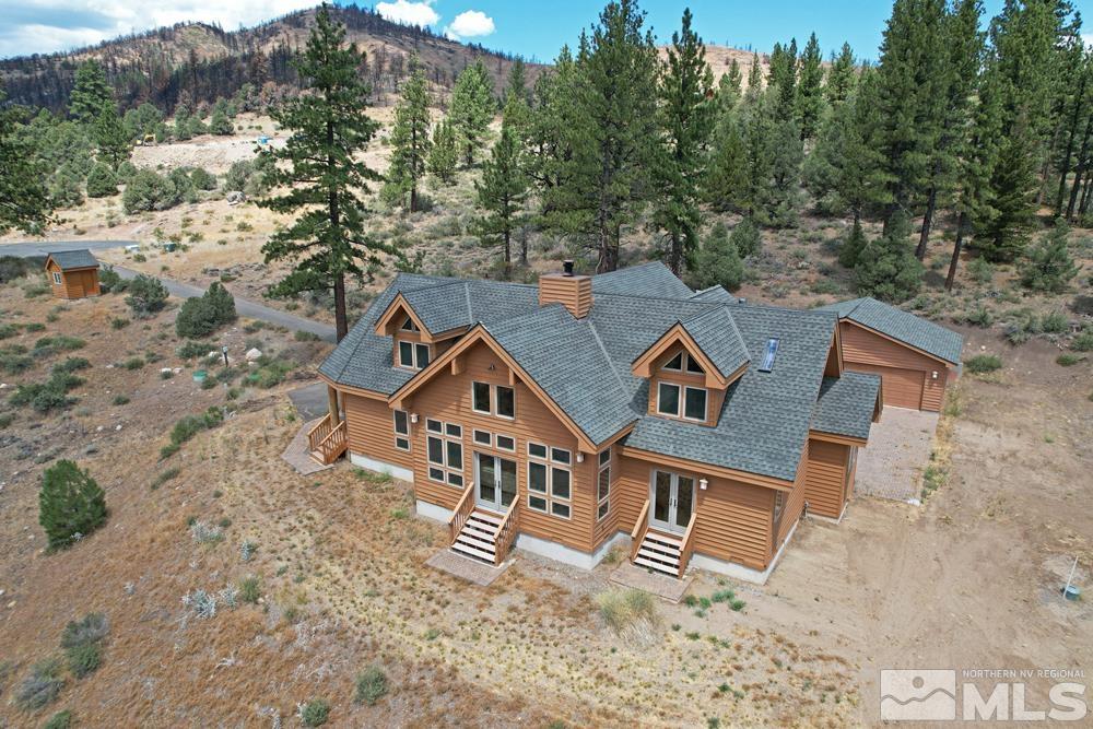 650 Raymond View Road Markleeville, CA 96120 - Photo 6 of 37 an aerial view of a house