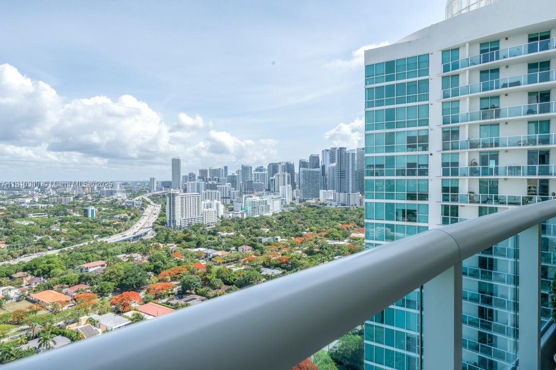 2127 Brickell Avenue, Unit 3304 Miami, FL 33129 - Photo 28 of 39 a city view from a balcony
