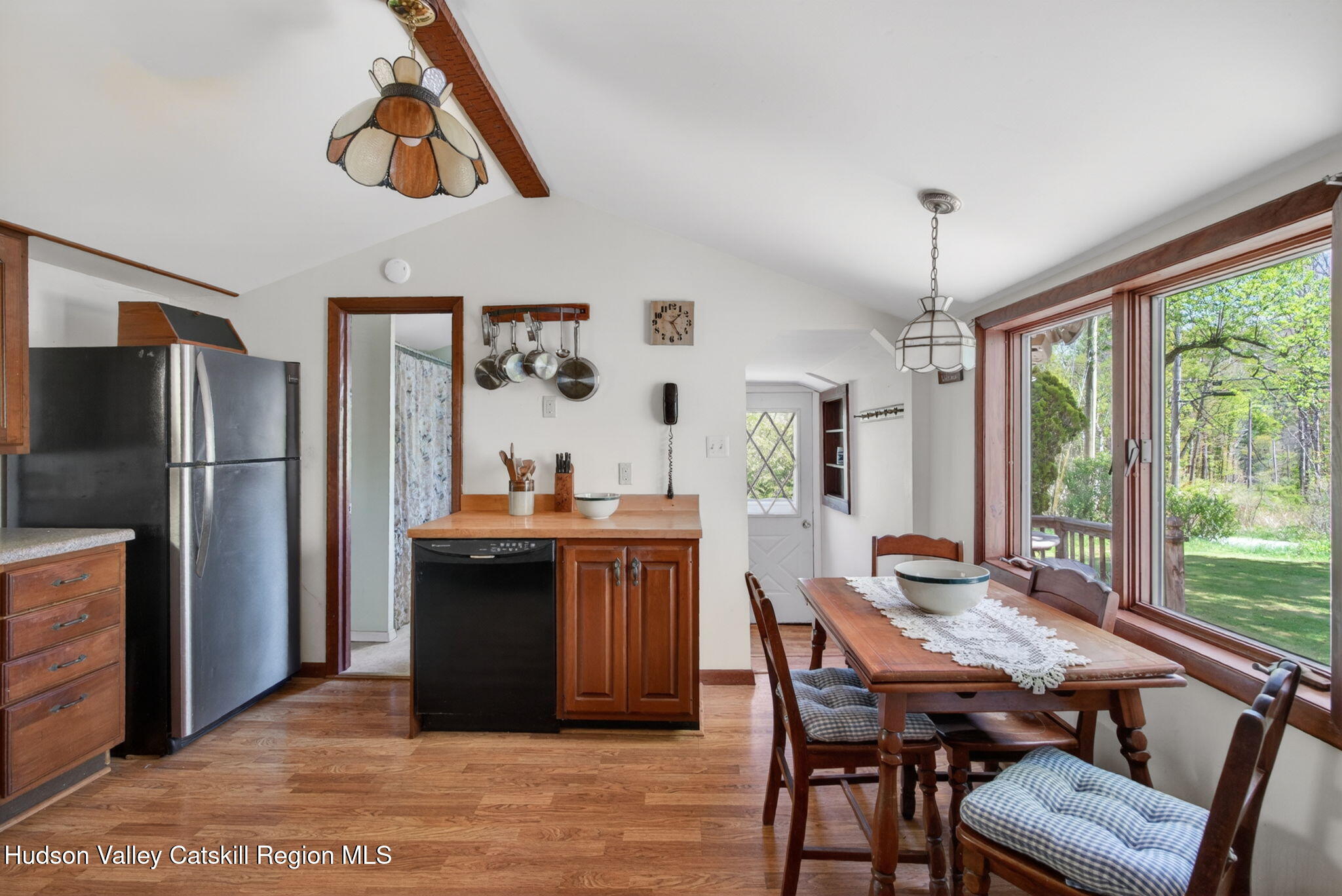 689 Old Road Windham, NY 12496 - Photo 5 of 42 a view of a dining room with furniture window and outside view