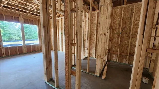 a view of a walk in closet