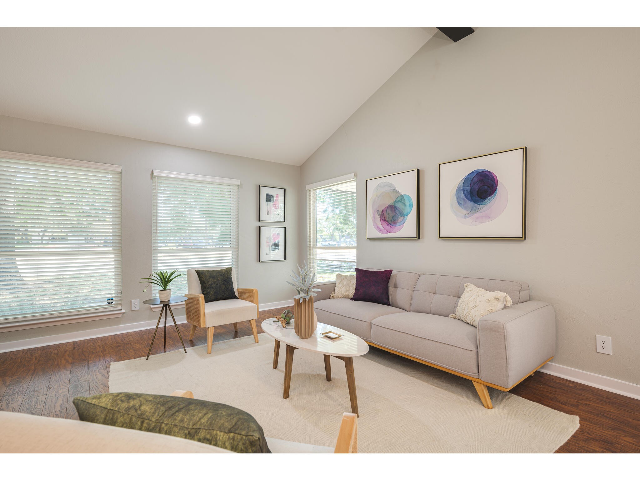 3203 Foster Lane Austin, TX 78757 - Photo 5 of 37 a living room with furniture and a window with outer view