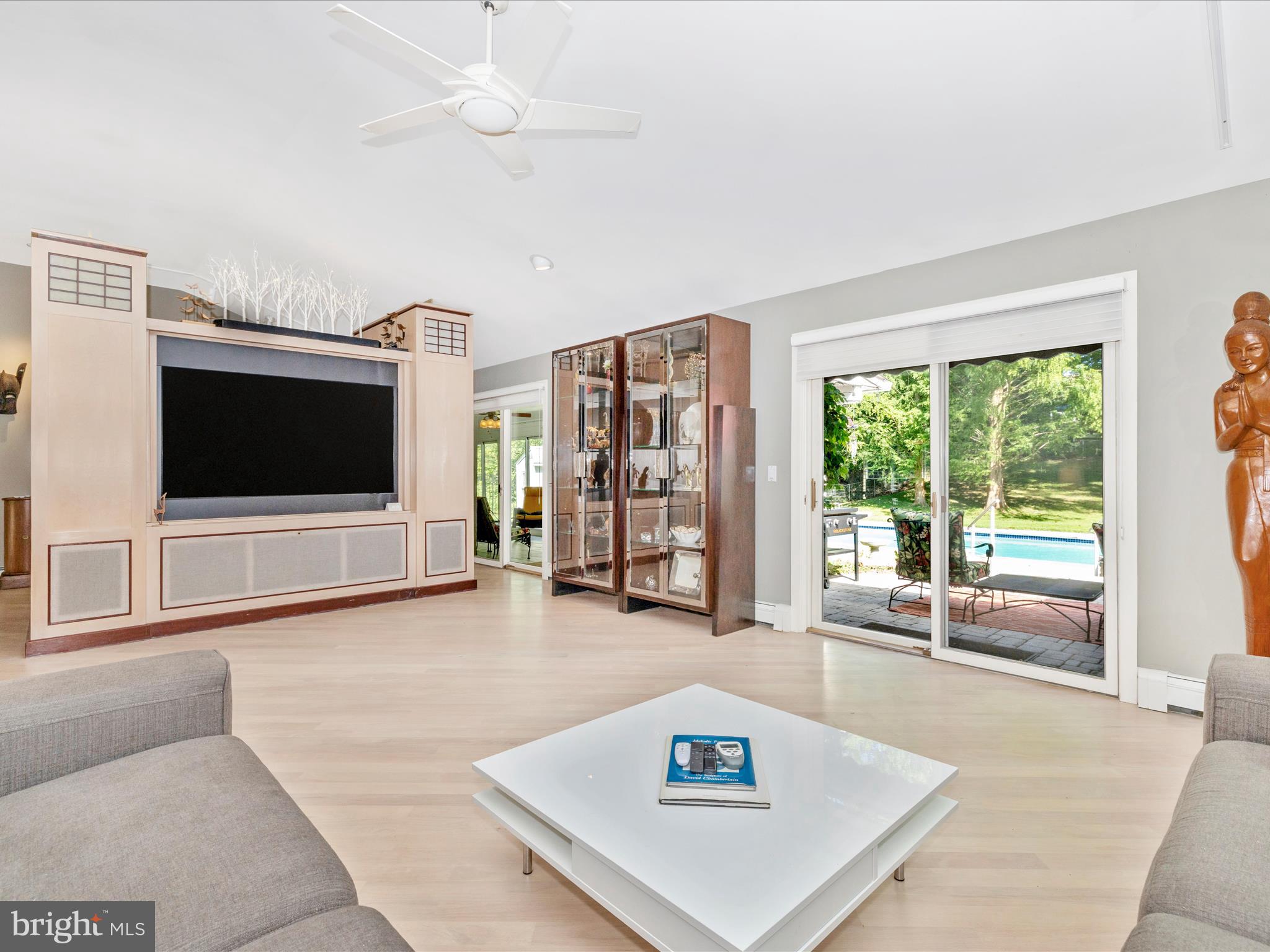 8207 Marcie Drive Baltimore, MD 21208 - Photo 16 of 67 a living room with furniture and a flat screen tv