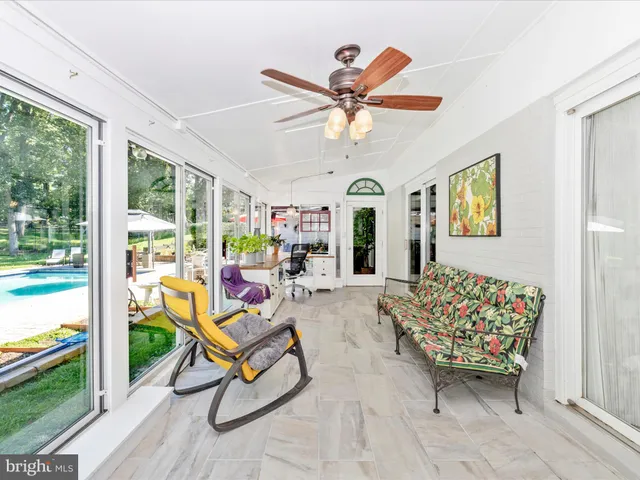 a very nice looking room with a large window