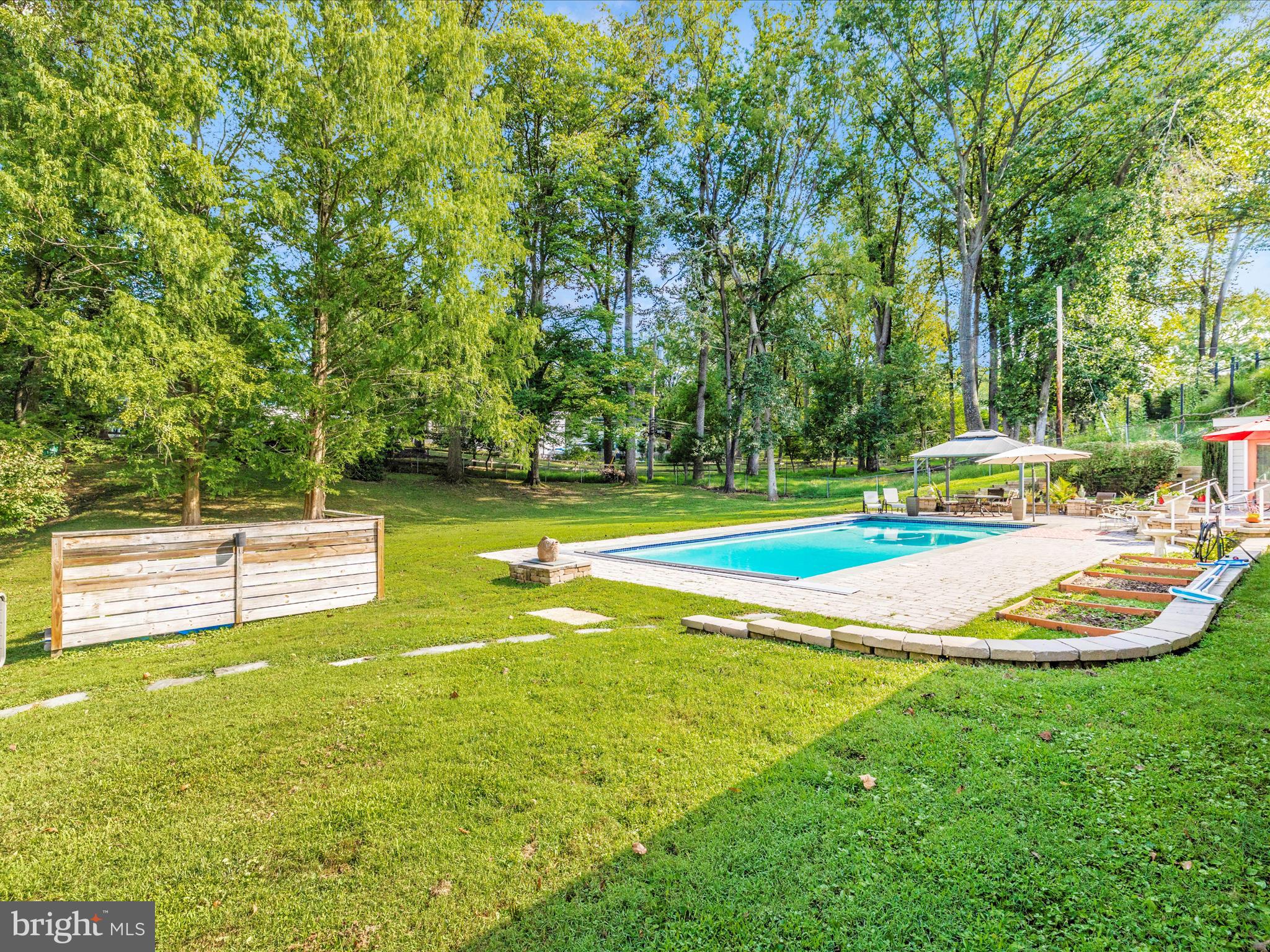 8207 Marcie Drive Baltimore, MD 21208 - Photo 49 of 67 a view of a swimming pool with a yard
