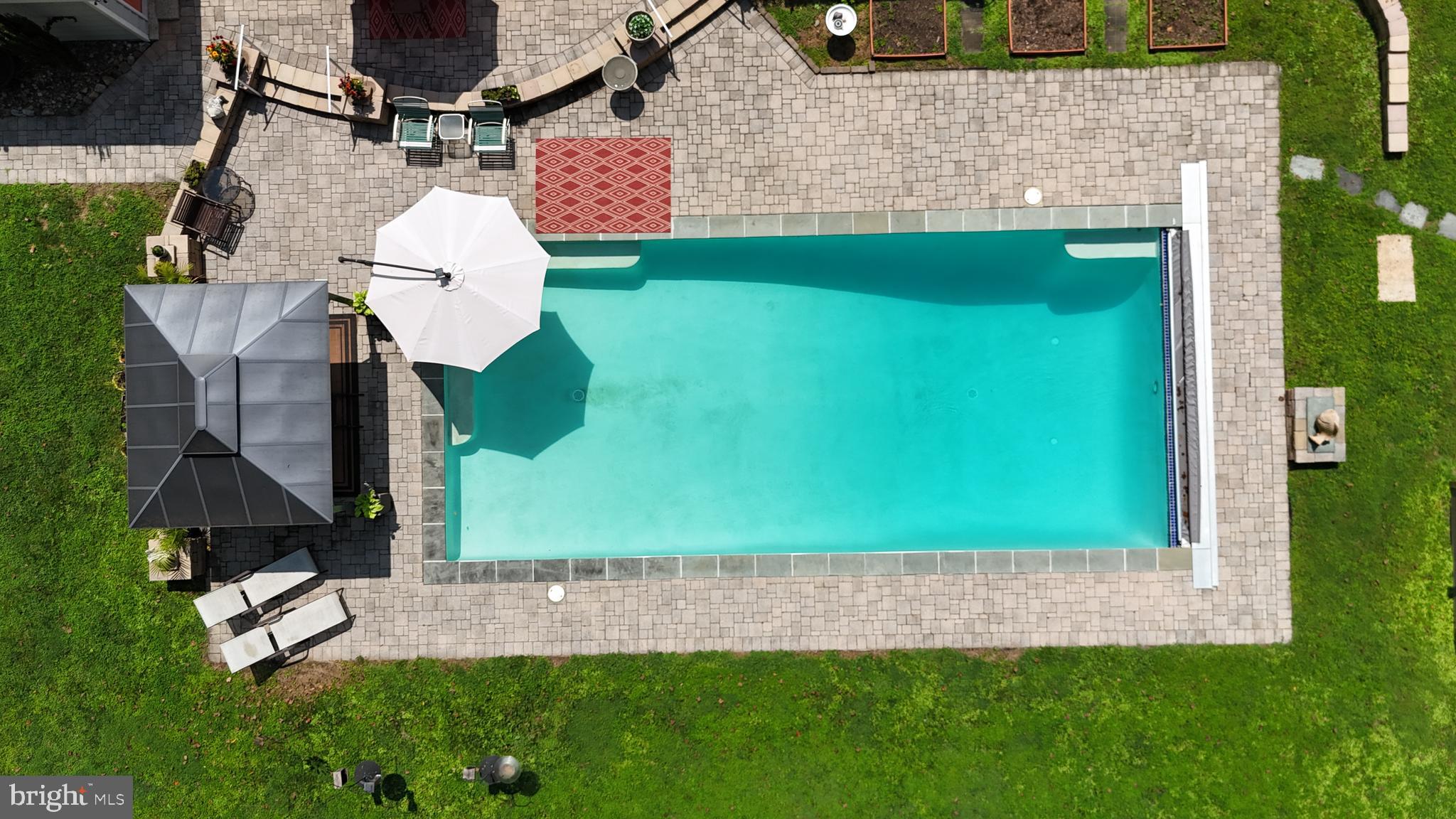 8207 Marcie Drive Baltimore, MD 21208 - Photo 58 of 67 an aerial view of a house with a yard