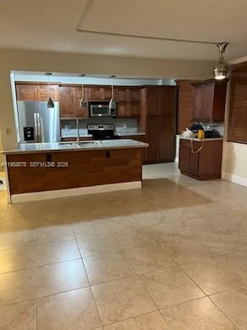 a front view of a building with a street