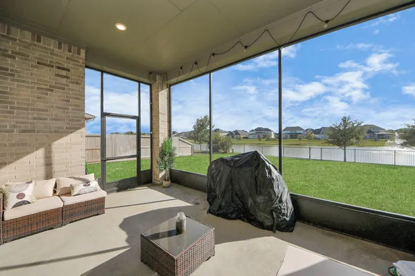 a view of a couches in a patio