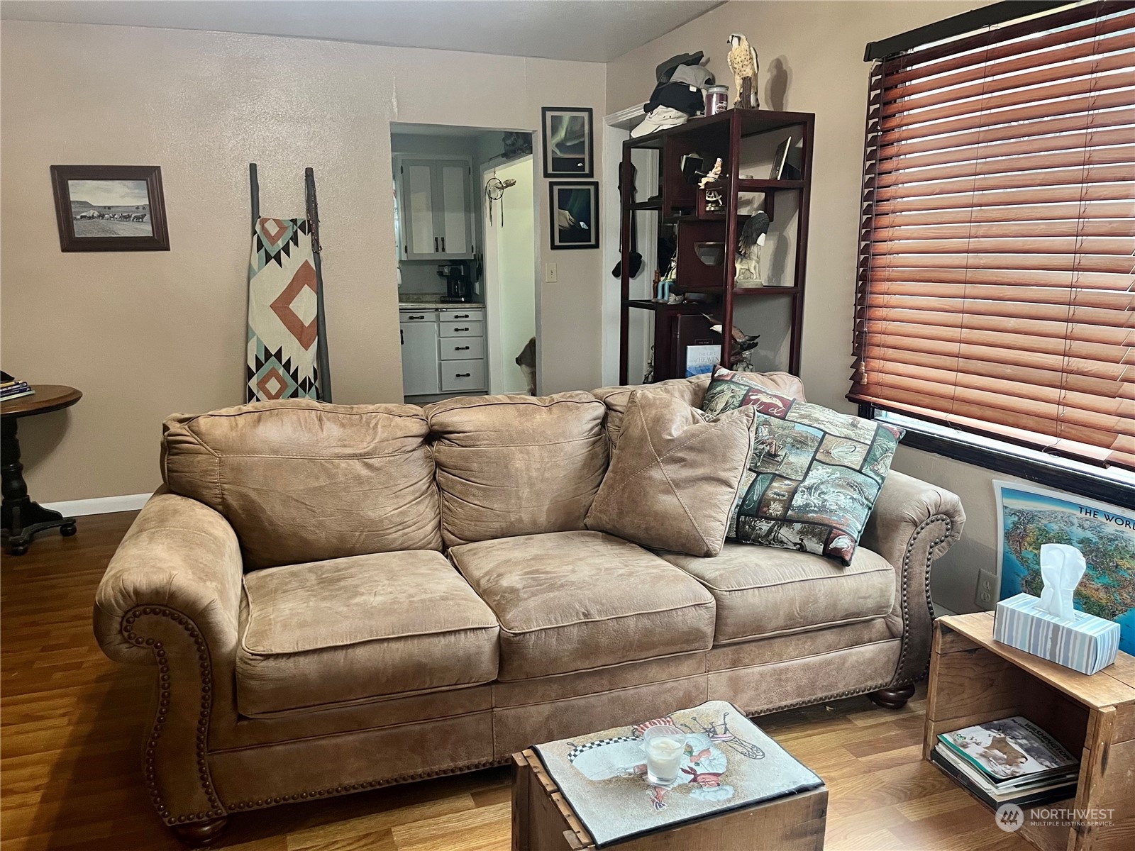 2998 Alexson Road Grayland, WA 98547 - Photo 13 of 27 a living room with furniture and wooden floor