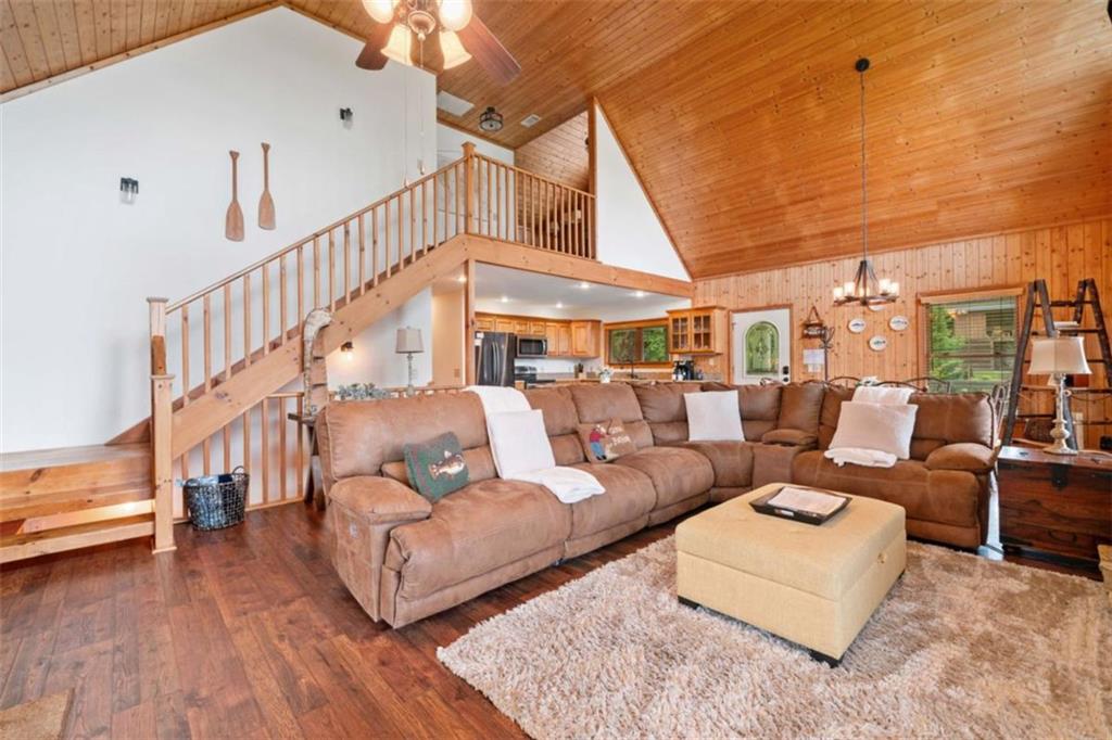 82 Emelia Road Morganton, GA 30560 - Photo 15 of 45 a living room with furniture and hard wood floor