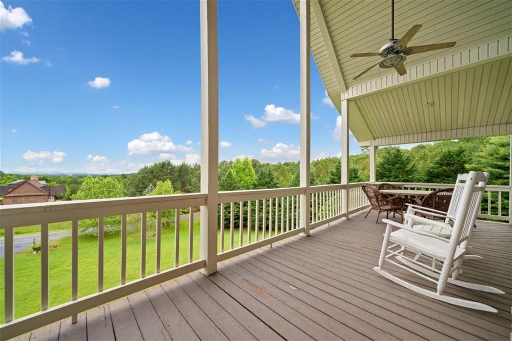 82 Emelia Road Morganton, GA 30560 - Photo 5 of 45 a view of a chairs and table in the balcony