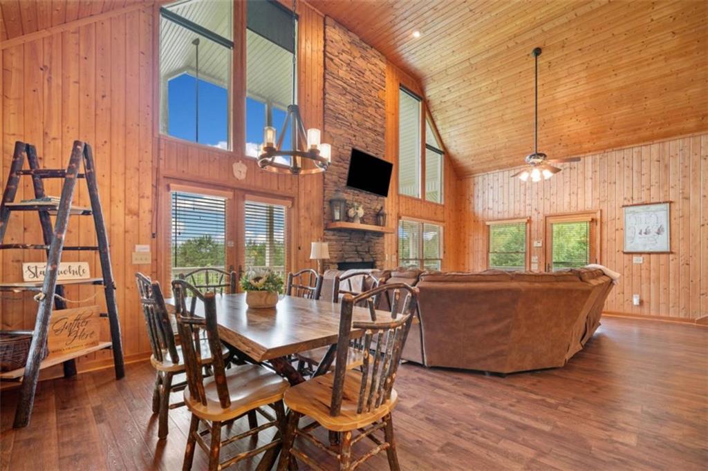 82 Emelia Road Morganton, GA 30560 - Photo 8 of 45 a view of a dining room with furniture window and wooden floor