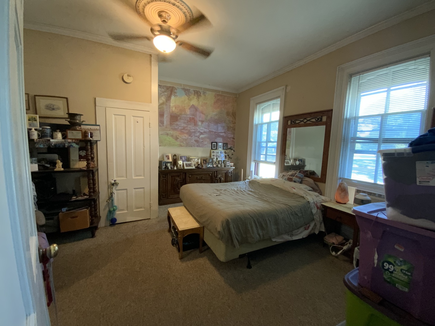 404 South Batavia Avenue Batavia, IL 60510 - Photo 24 of 37 a bedroom with a bed and a chandelier