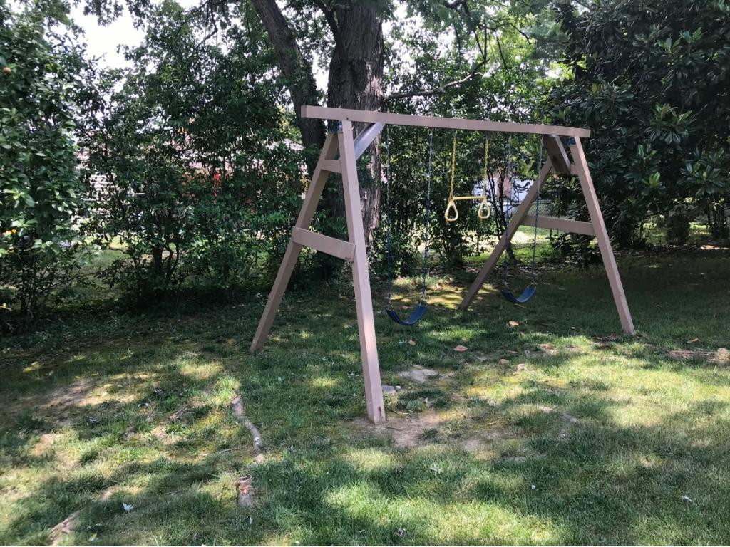 2140 Heatherly Road Kingsport, TN 37660 - Photo 35 of 36 Swing set remains
