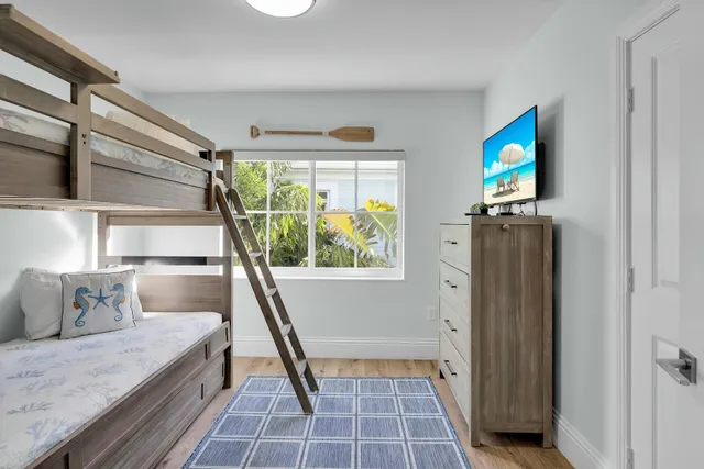 a room with washing machine