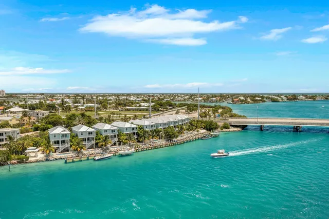 a view of a lake with a mountain in the background