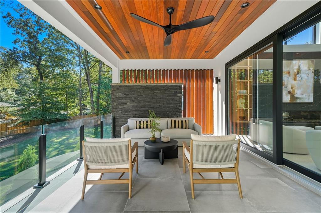 1185 Houston Mill Road Northeast Atlanta, GA 30329 - Photo 38 of 92 a balcony with furniture