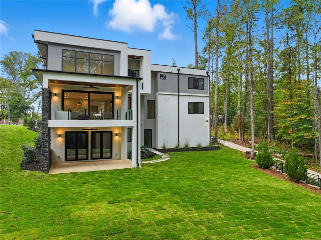 1185 Houston Mill Road Northeast Atlanta, GA 30329 - Photo 70 of 78 a view of a house with a yard