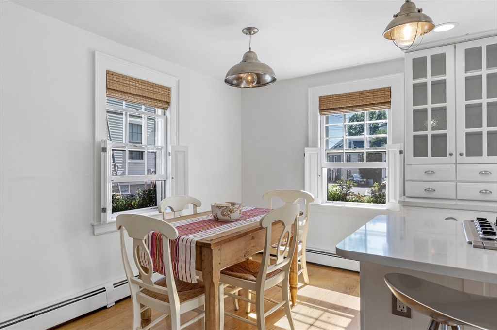 34 Front Street Marblehead, MA 01945 - Photo 13 of 41 a view of a dining room with furniture window and outside view