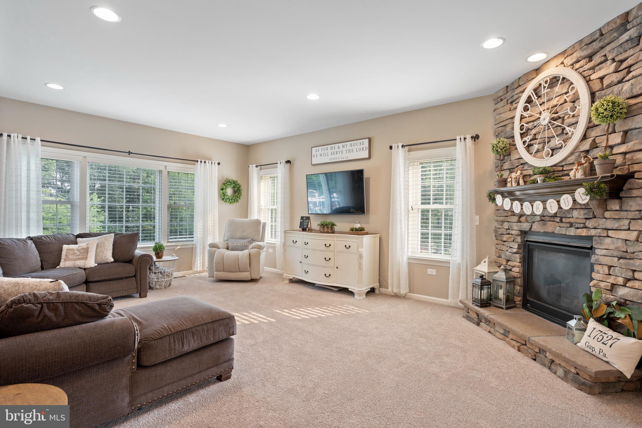 735 Northpoint Road Gap, PA 17527 - Photo 14 of 39 Living Room with gas fireplace
