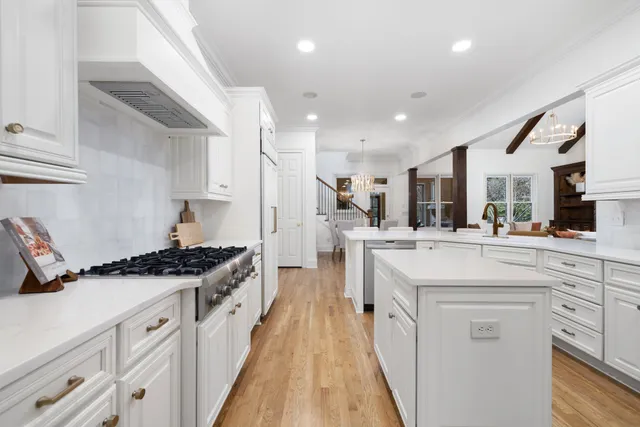 a view of a wooden deck