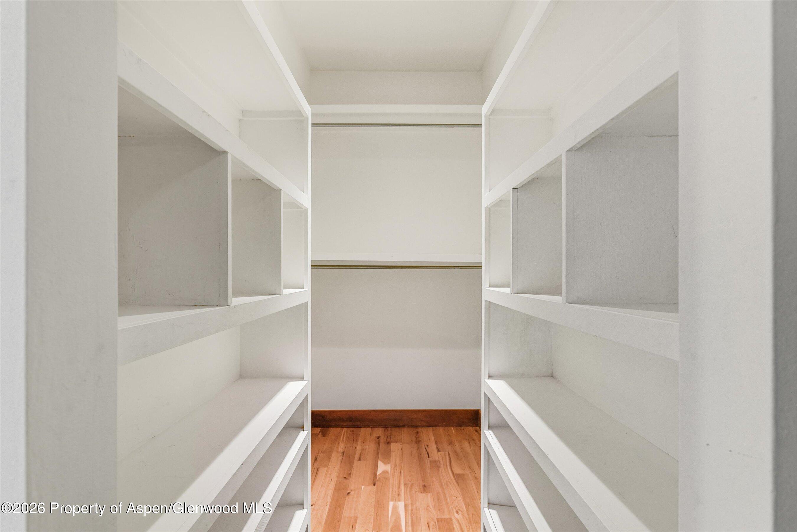 235 East Homestead Drive Basalt, CO 81621 - Photo 16 of 38 a view of walk in closet with empty racks