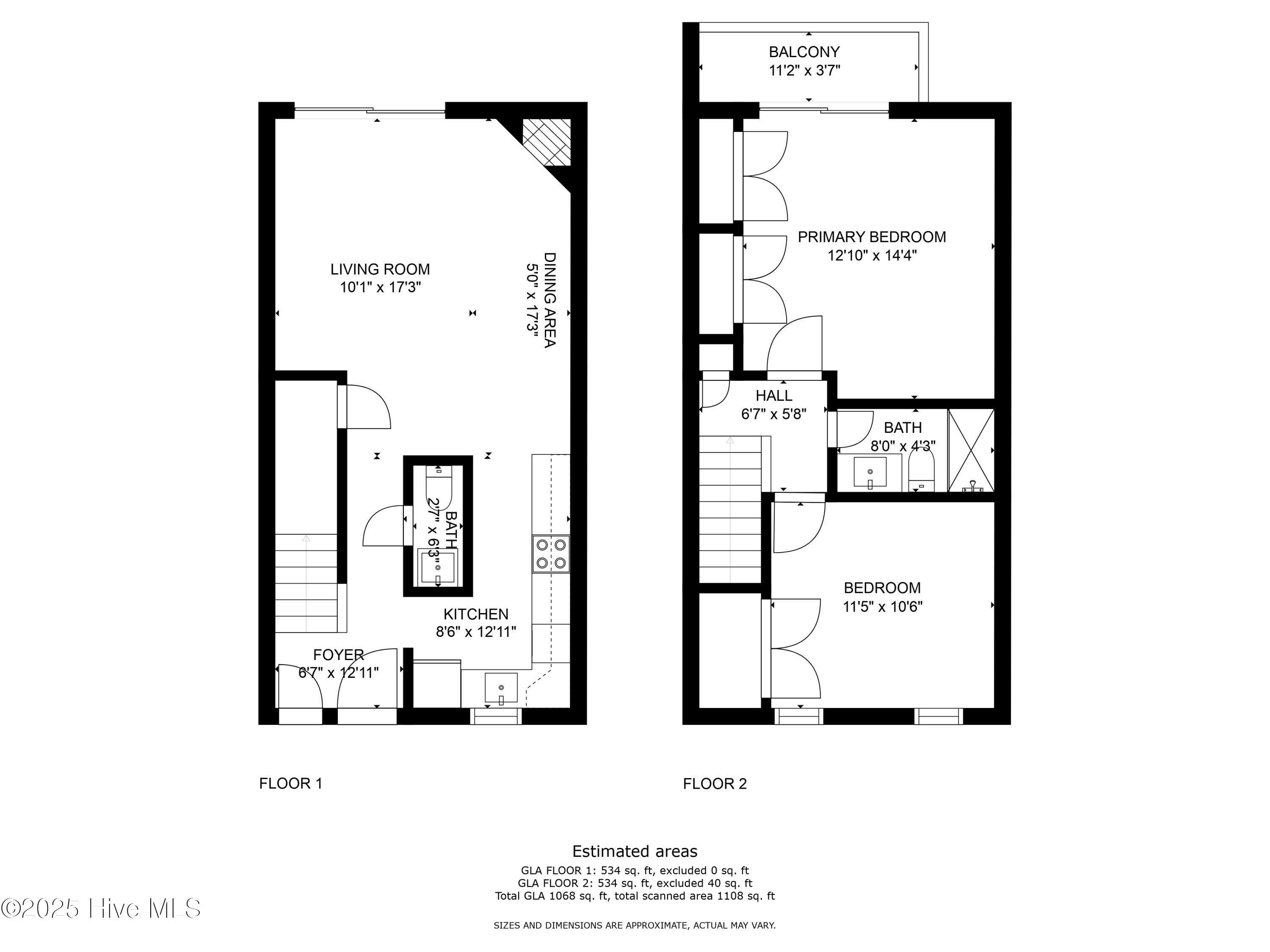 940 Linden Road, Unit 6 Pinehurst, NC 28374 - Photo 27 of 34 3-all_floors_dimensions_940_linden_rd___
