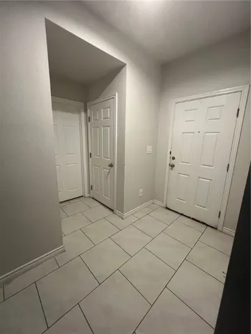 a view of a closet area