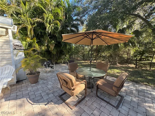 a view of outdoor space with trees