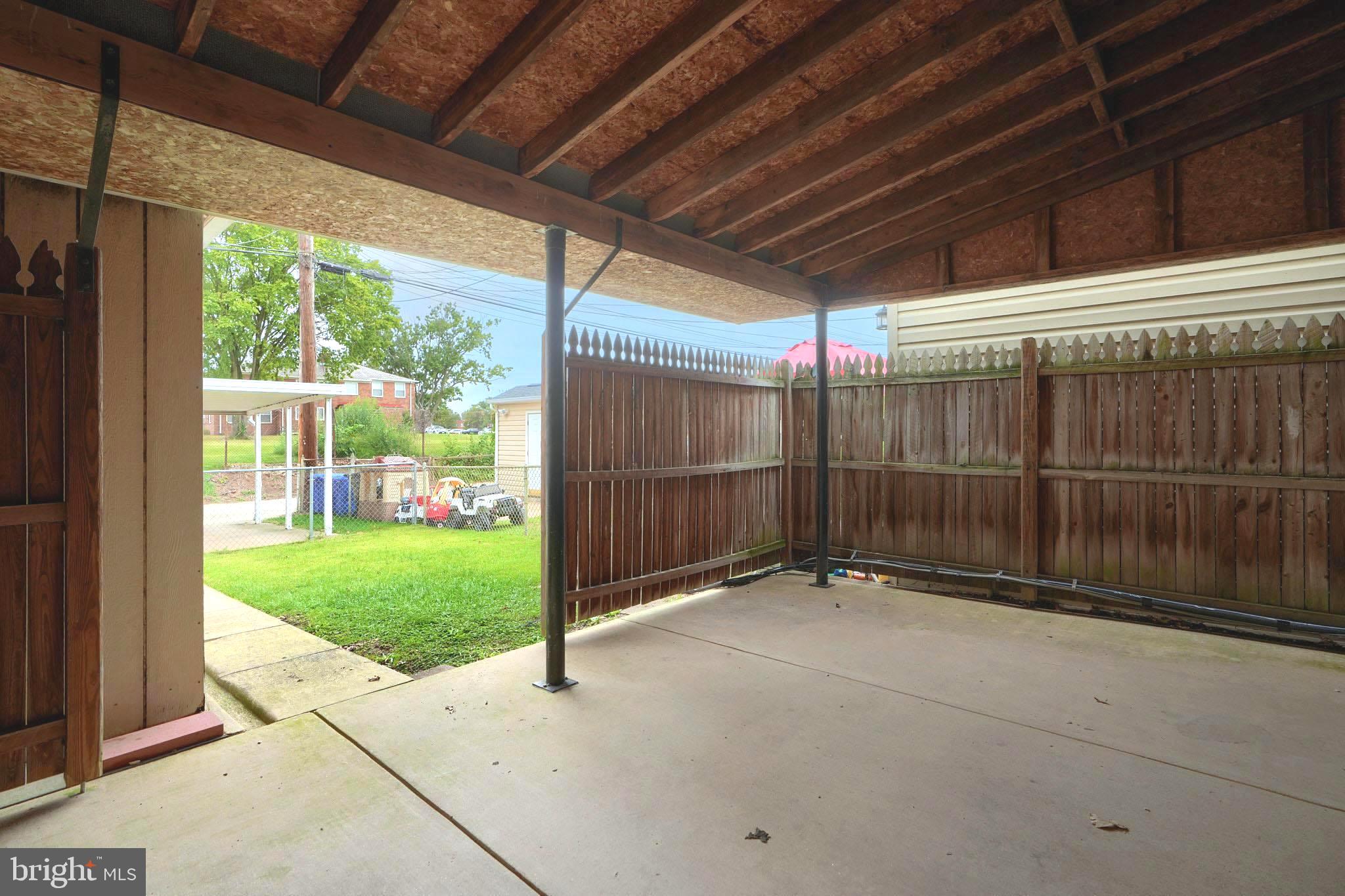1718 Stokesley Road Dundalk, MD 21222 - Photo 41 of 44 SPACIOUS PATIO w/PRIVACY FENCE