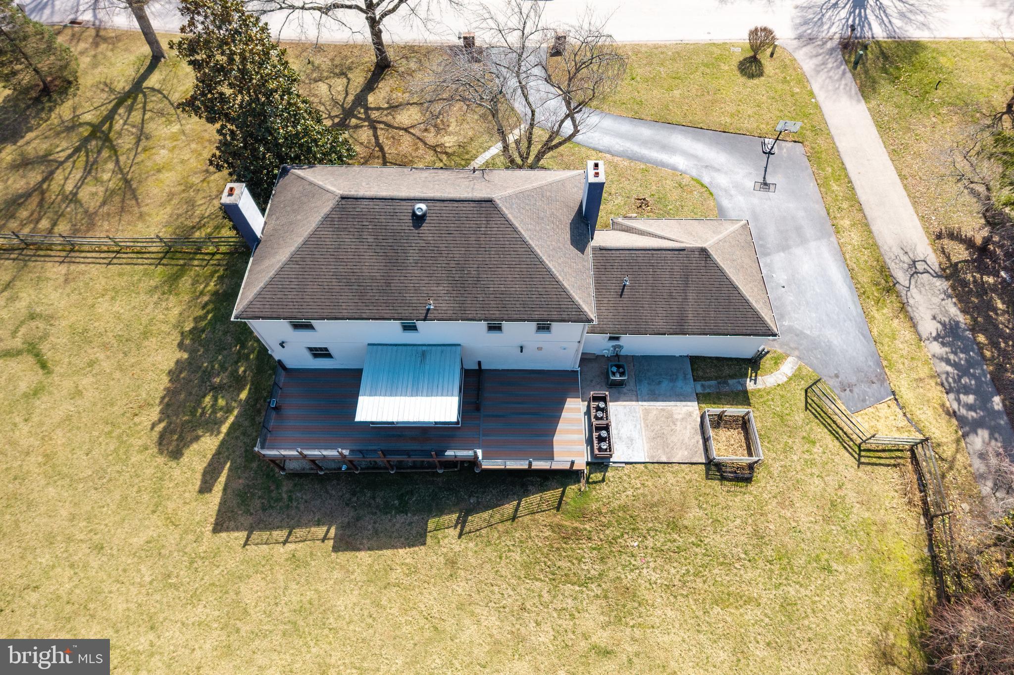 700 Campwoods Road Villanova, PA 19085 - Photo 59 of 72 an aerial view of a house with swimming pool
