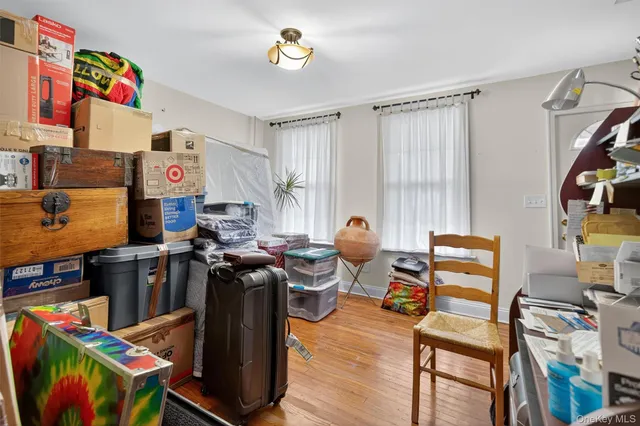 a view of a workspace with furniture and toys