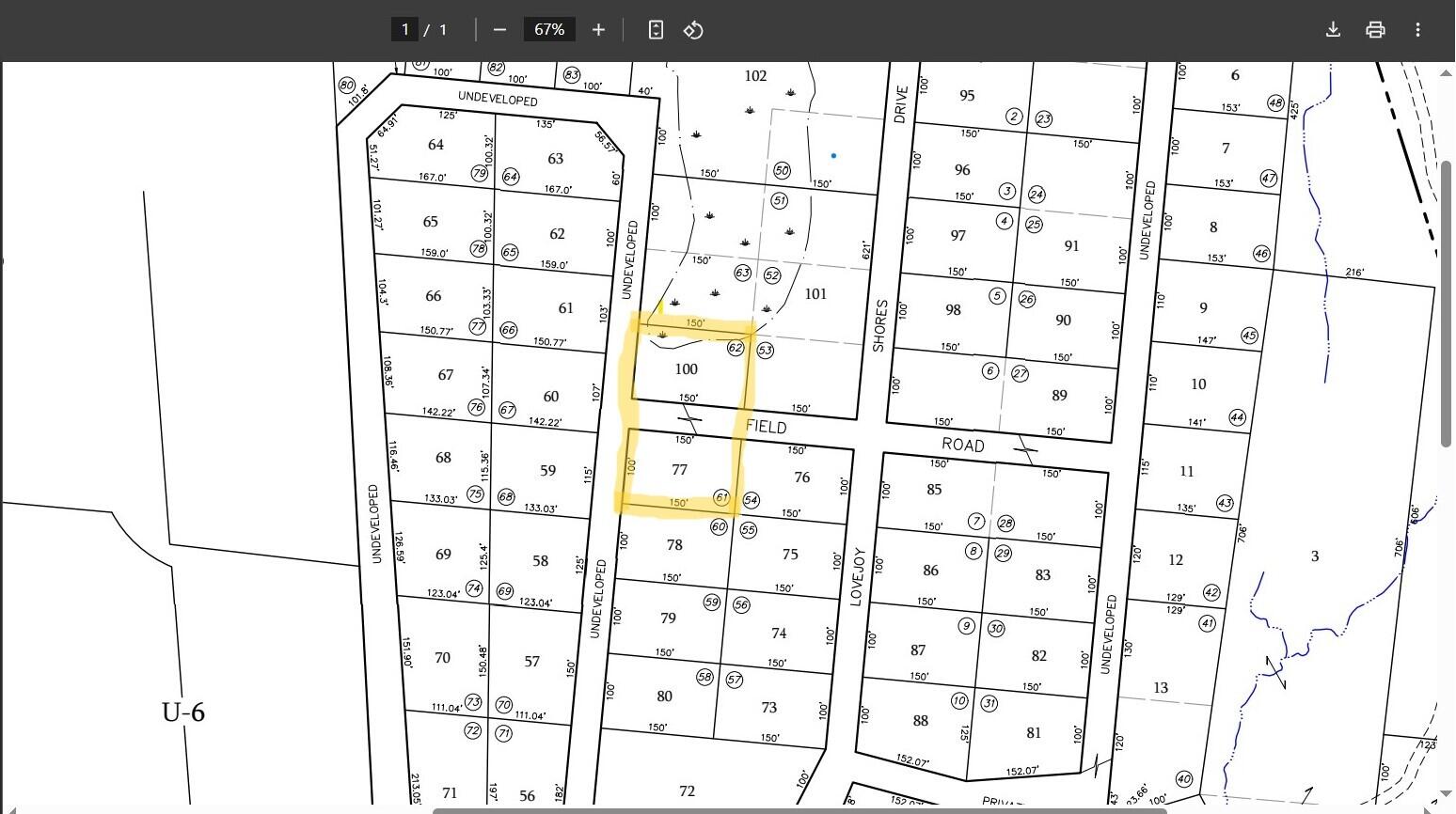 10 Field Fayette, ME 04349 - Photo 37 of 37 Tax Map