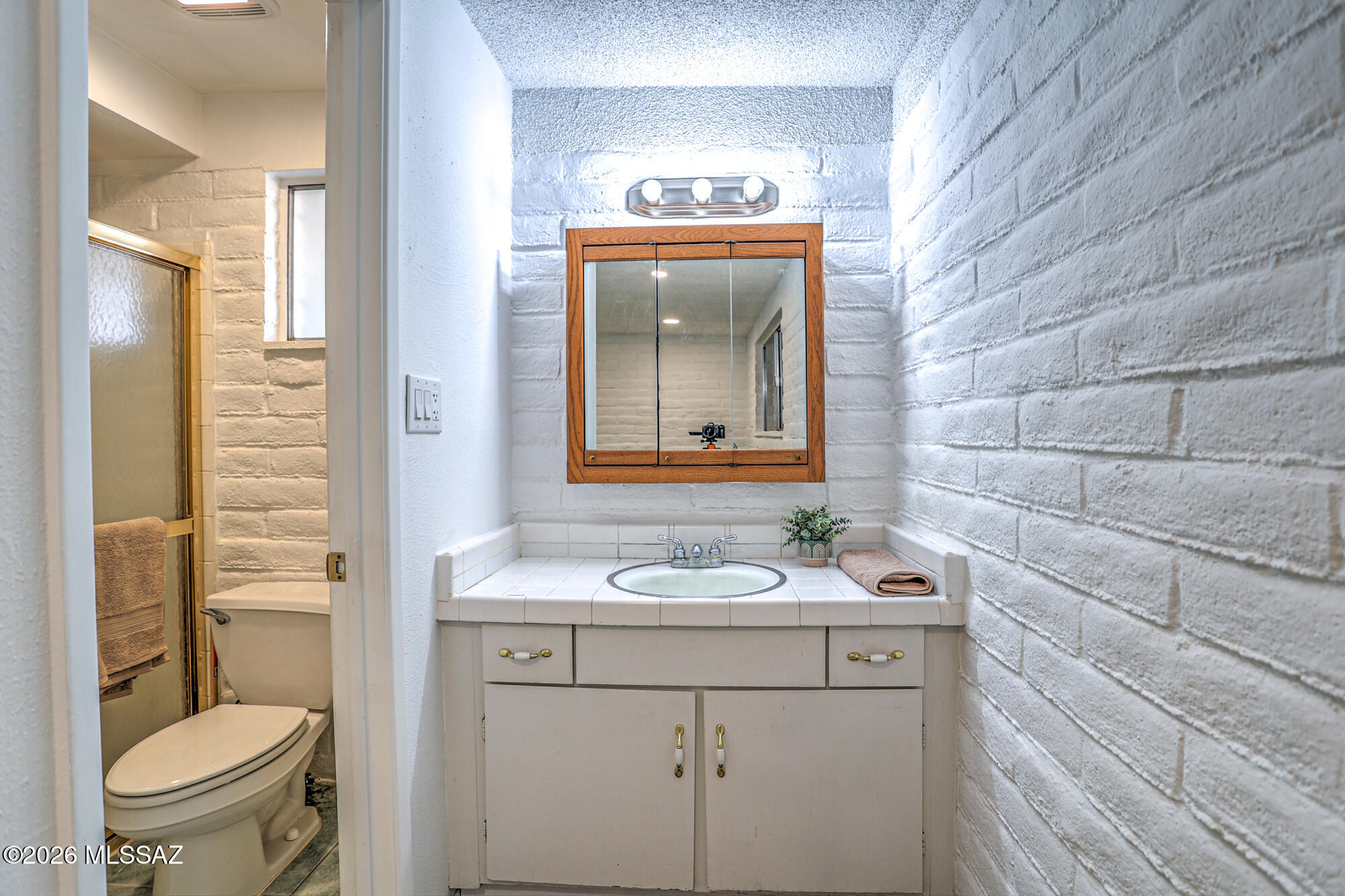4400 West Ina Road Tucson, AZ 85741 - Photo 29 of 43 a bathroom with a sink and a mirror
