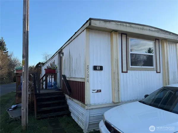 a view of outdoor space and deck