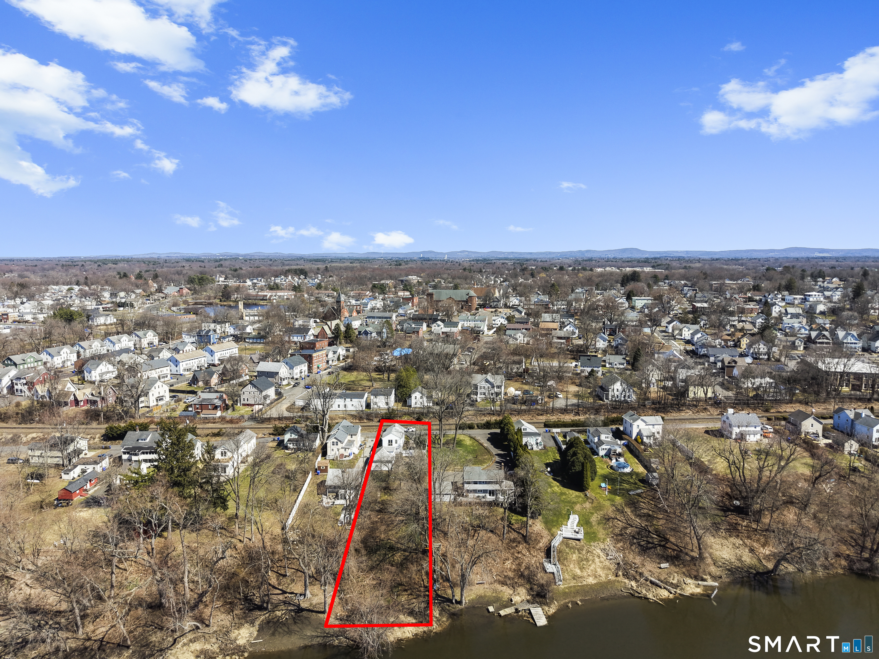 56 South River Street Enfield, CT 06082 - Photo 3 of 38 an aerial view of multiple house