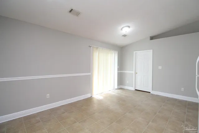 a view of an empty room