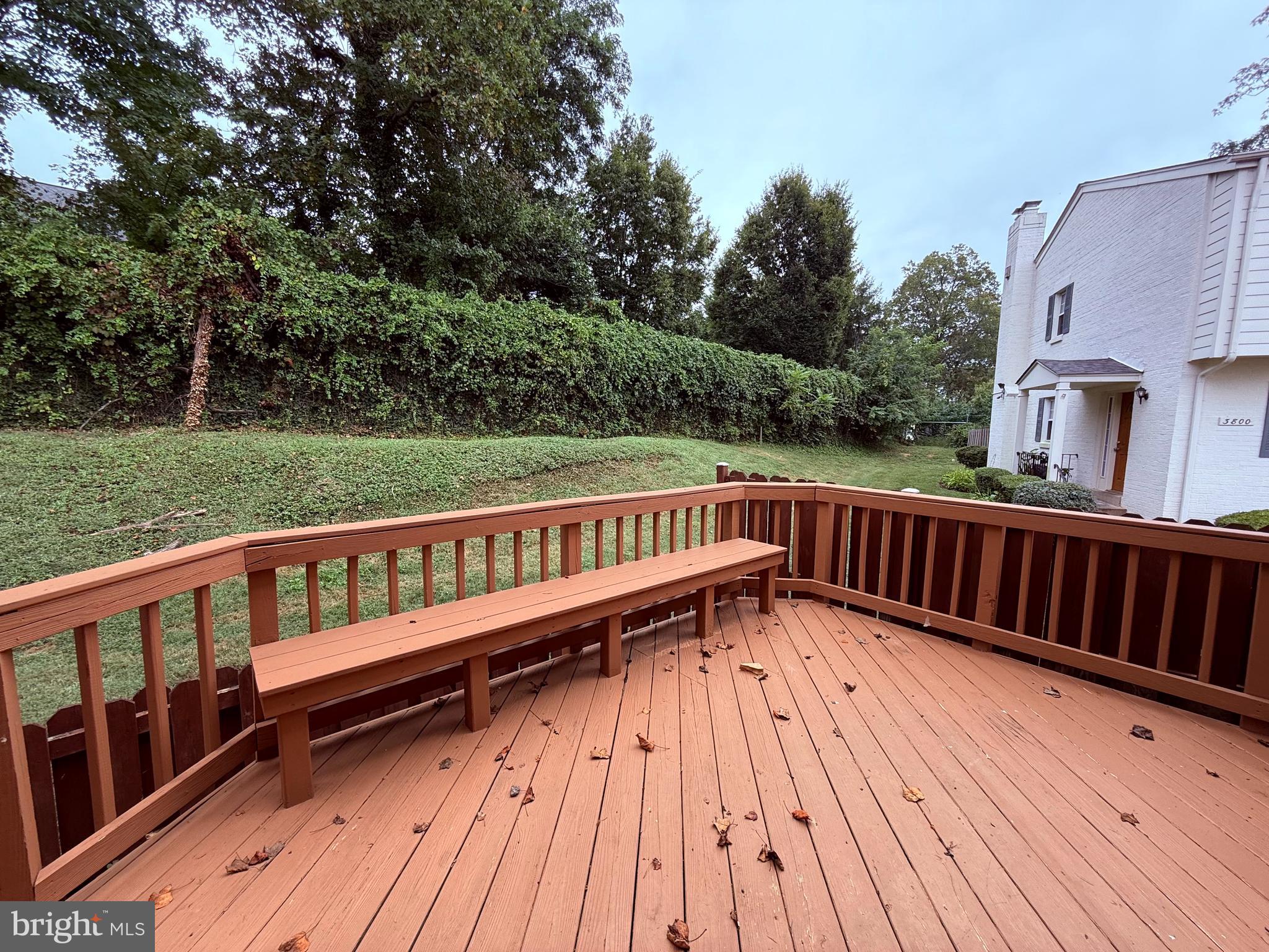 3801 Tremayne Terrace Silver Spring, MD 20906 - Photo 9 of 25 a view of a wooden deck with a yard