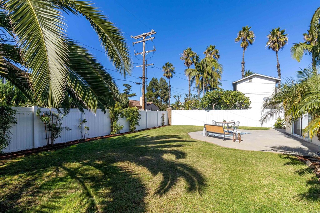 3915 Linmar Lane Carlsbad, CA 92008 - Photo 19 of 25 a view of a backyard with a patio