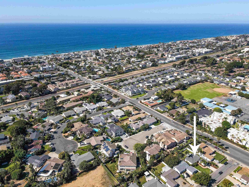 3915 Linmar Lane Carlsbad, CA 92008 - Photo 23 of 25 an aerial view of a city with ocean view in back