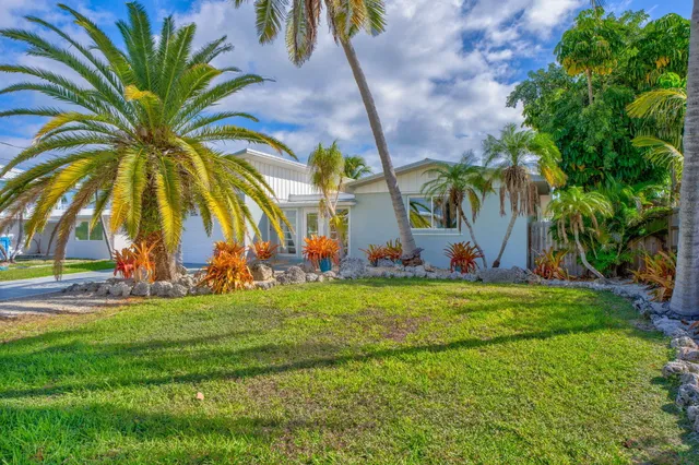 a view of a swimming pool with an outdoor space