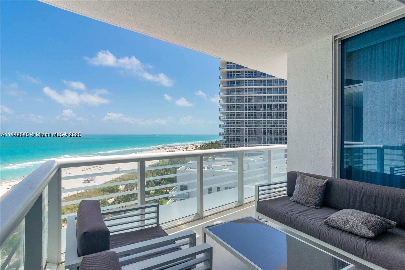3801 Collins Avenue, Unit 1104 Miami Beach, FL 33140 - Photo 7 of 43 a view of roof deck with couch