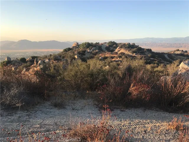 a view of a city with mountain