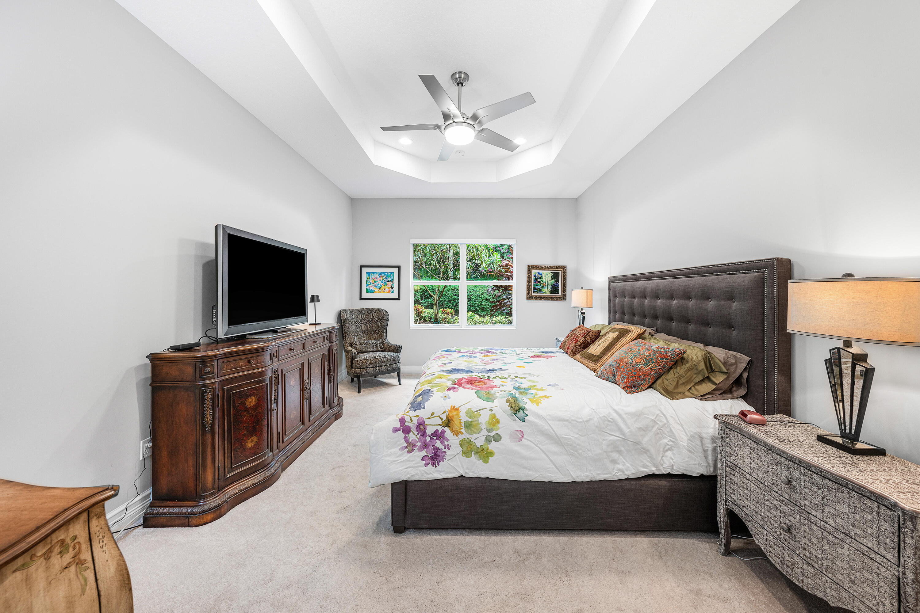 11639 Dawson Range Road Boynton Beach, FL 33473 - Photo 18 of 75 a bedroom with a bed and a flat screen tv