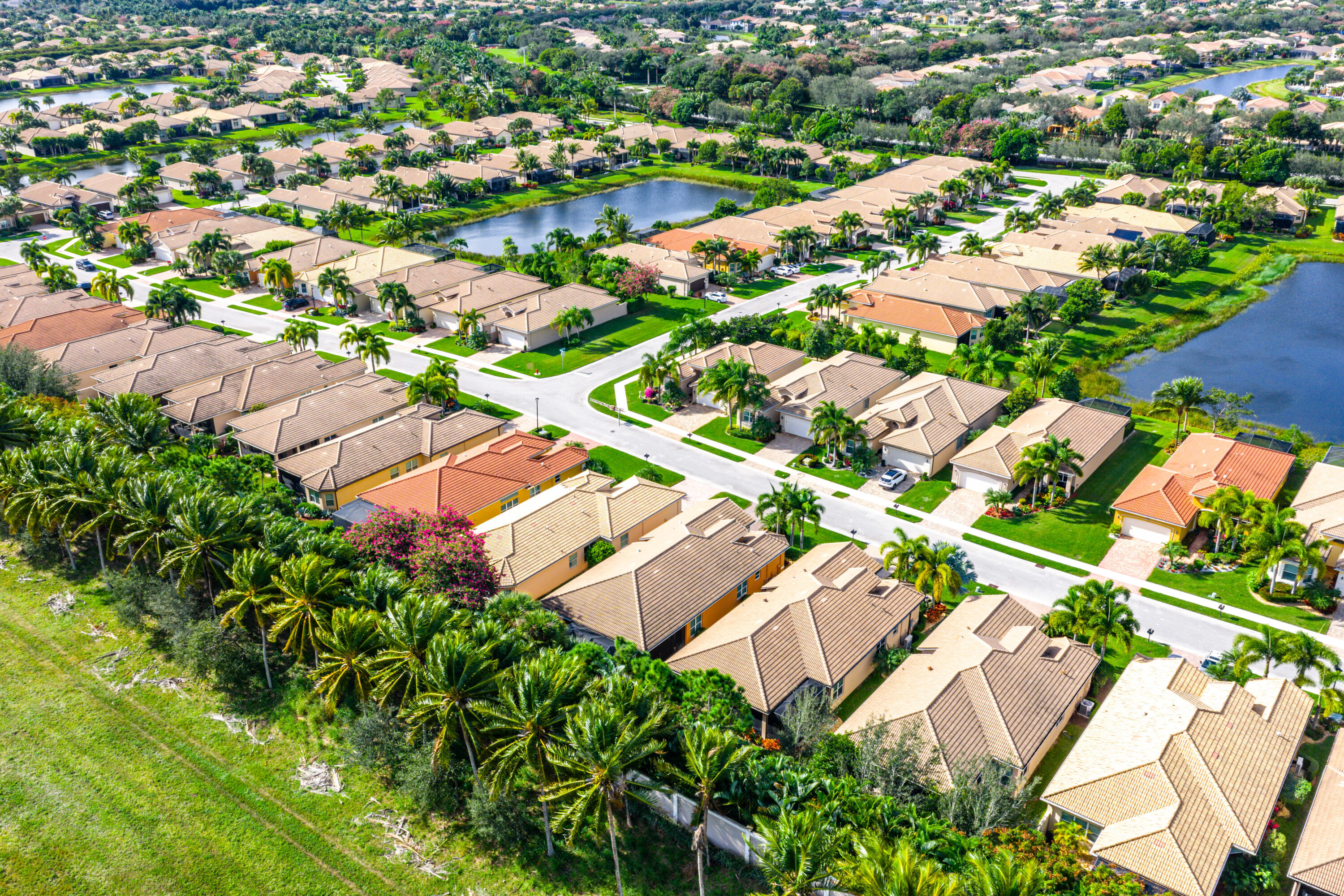 11639 Dawson Range Road Boynton Beach, FL 33473 - Photo 45 of 75 an aerial view of residential houses with outdoor space