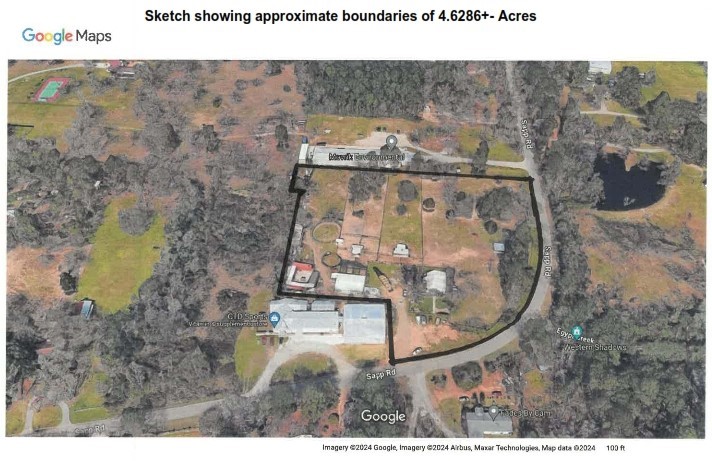 Google Aerial showing approximate boundaries.